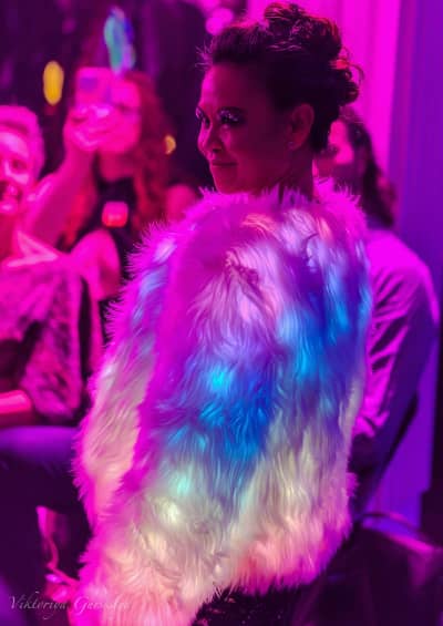 example garment from wearable LED fashion show