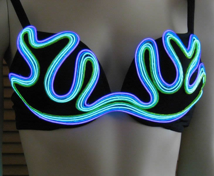 EL Wire Bras & Corsets - Enlighted Designs