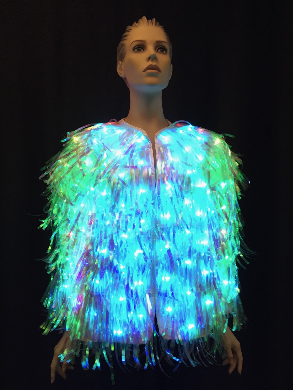 LED Fringe Coat - Enlighted Designs