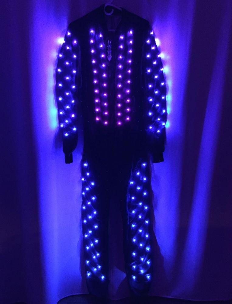 Skydiver Suit with 130 RGB LEDs