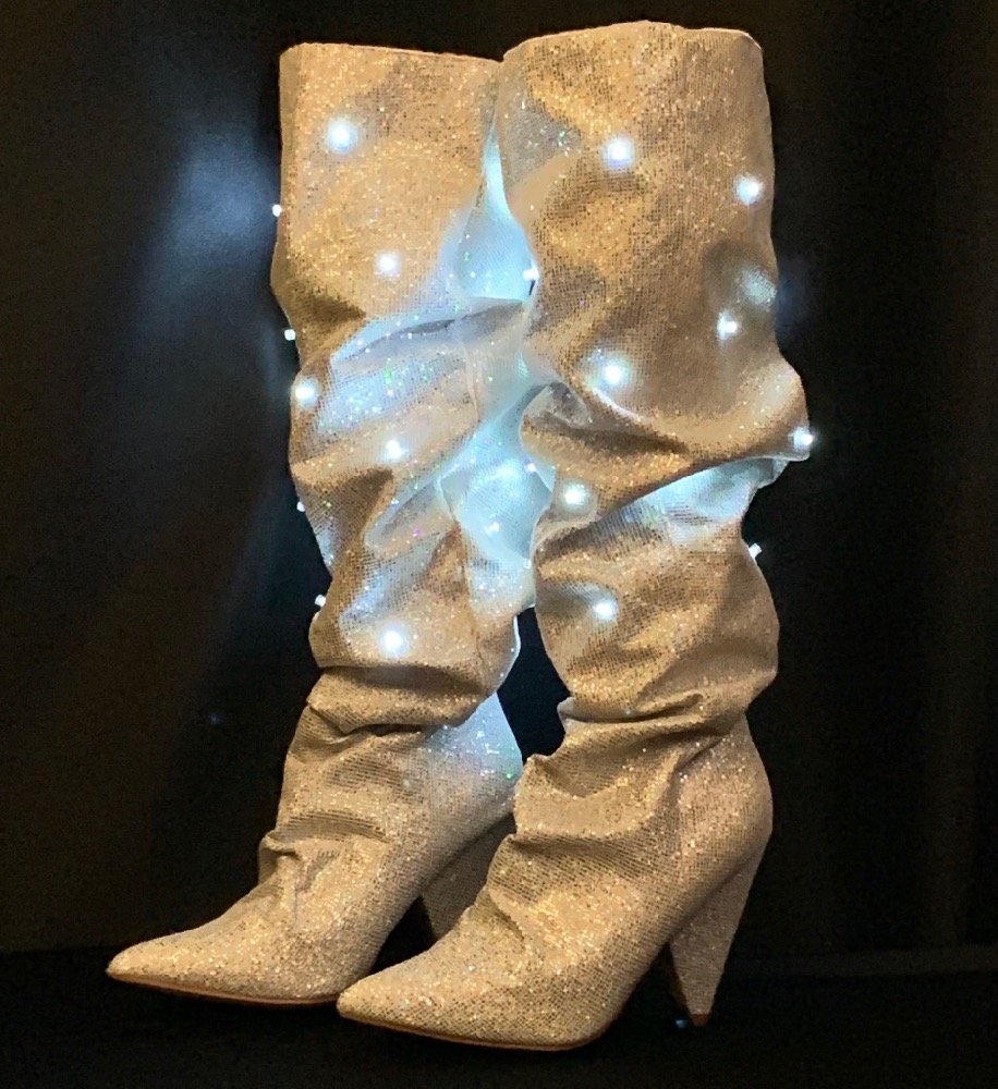 LED Sparkle Boots - Enlighted Designs