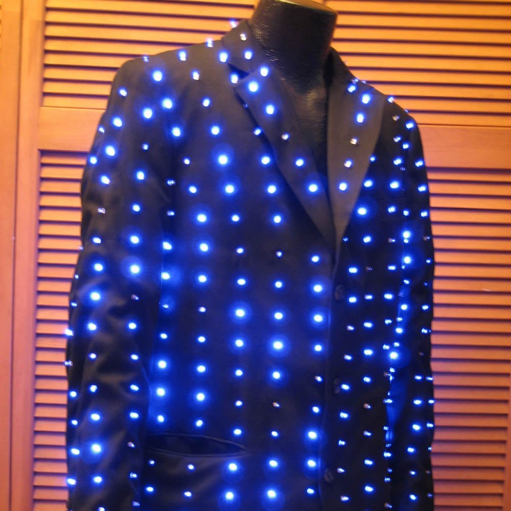 Suit Jacket with 500 Blue LEDs