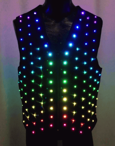 Led light up on sale vest