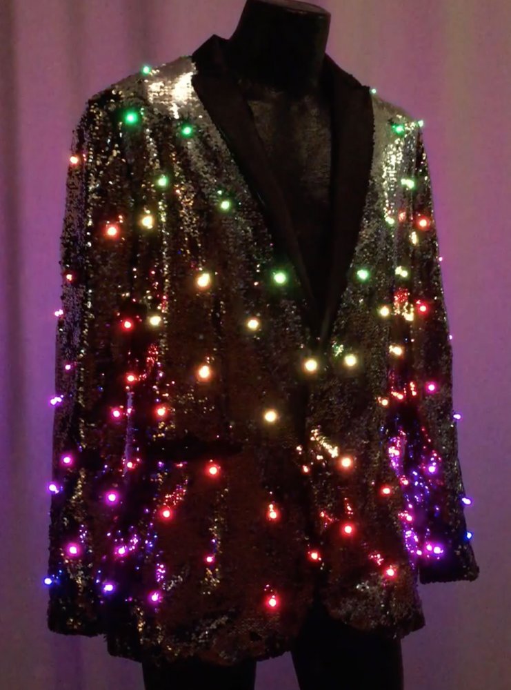 Flip Sequin LED Jacket