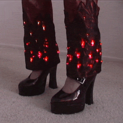 LED Flame Pants