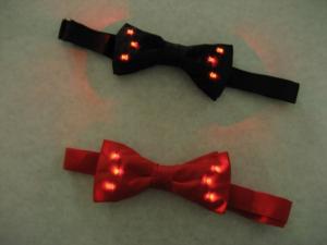 Red and Black Bow Ties