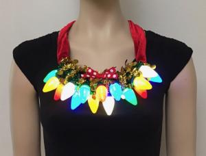 Christmas Light Necklace