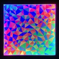 Art with Color-Changing LED Frames